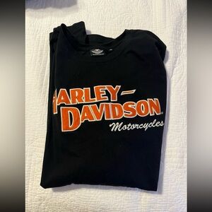 Harley Davidson Embroidered Long Sleeve Shirt